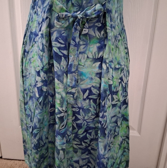 Ko'i Aloha Sleeveless Floral Button Up Dress   Size S - Picture 12 of 13